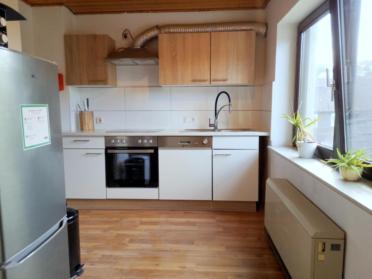 Family-Apartment Mit Balkon, Kueche, Parkplatz & Waschmaschine ออฟเฟนบูร์ก ภายนอก รูปภาพ